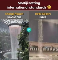 Modi setting international standards.